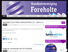 Tablet Screenshot of hvforeholte.nl